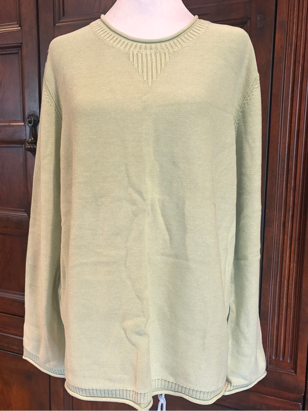 Coldwater Creek Light Sage Crewneck Sweater  Size XL NWT